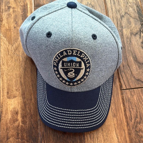 Philadelphia Union Adidas Gray and Blue Cap NWOT - Picture 1 of 3